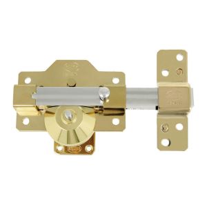 Cerrojo alta seguridad 1plus 90x154 oro