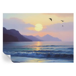 Murales autoadhesivos mar oeste 208x146 tulup