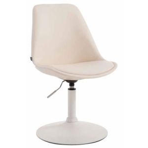 Silla de comedor - clp - maverick - diseño ergonómico - símil cuero - beige