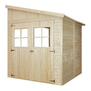 Cobertizo de madera SIN PARED LATERAL - 4 m² - TIMBELA M338