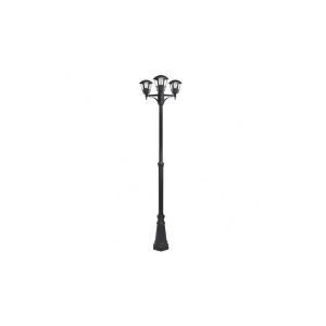 Alnilan street light 3xe27 aluminium / polycarbonate black