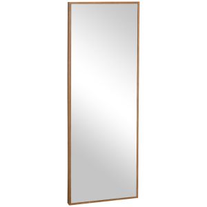 Espejo de pared 45x125x4.8 cm madera de pino, vidrio, mdf color marrón