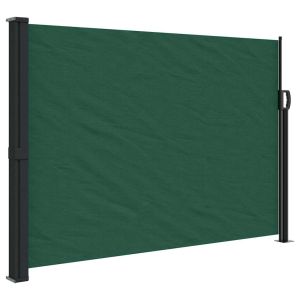 vidaXL toldo lateral retráctil verde oscuro 140x600 cm