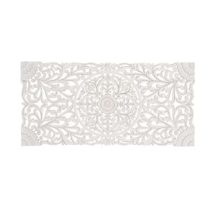 Cabecero de mdf en color blanco envejecido 166 cm