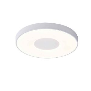 Mantra plafón de techo LED redondo blanco regulable coin app y mando –