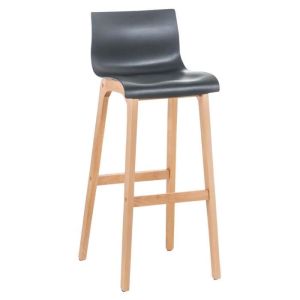 Taburete de bar - asiento gris - 101 cm