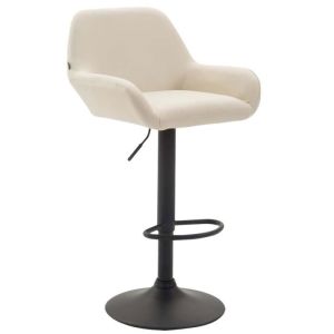 Taburete de bar - asiento tapizado pu - altura ajustable
