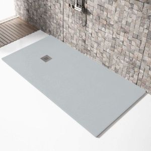 Plato de ducha resina madison ceniza  100x150cm