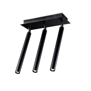 Lámpara de techo LED bamboo 3n - 9 w - 3000 k - aluminio- azabak