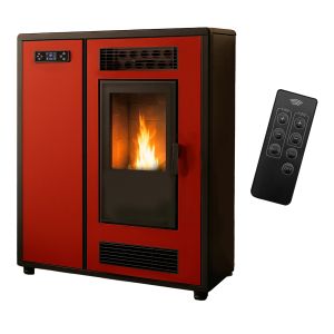 Estufa de pellets air slim astral 12,2 kw burdeos sannover