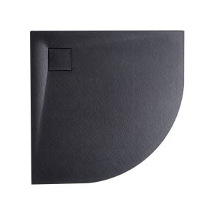 Plato de ducha paron 90 x 90 x 3 cm negro