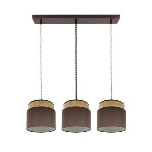 Kandy chandelier 3xe27 light wood