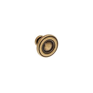 Pomo para muebles en zamac 31 mm de diam
