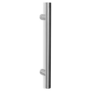Tirador diám 30 mm - dist entre ejes=350 l=500 mm - acero inox satinado
