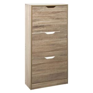 Zapatero de madera 115 x 60 x 24 cm color