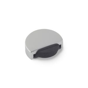 Tope de puerta rei 362 | 47x44x16 mm | cromo mate | plástico