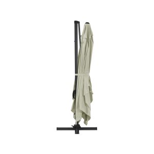 Parasol lateral de jardín en aluminio - sun 4- rectangular- 3 x 4 m -crudo-