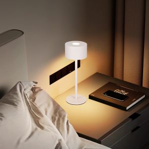 Nettlife lámpara de mesa blanco 9x9(2er-set)