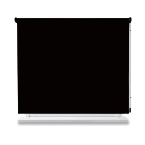 Estor enrollable opaco negro 140x250cm.