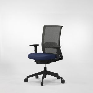 Actiu stay silla  ergonomica dark blue - sin cabezal, 3 d