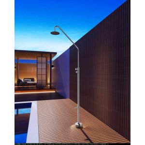 Ducha de piscina dakota en acero inox | poolimex