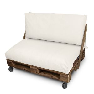 Funda para cojín de palets respaldo 120x45x25 sin relleno crudo naylim mate