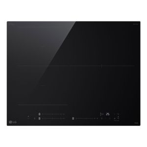 Inducción lg cbiz2432b flex+1 fuego 28 cm biselado frontal
