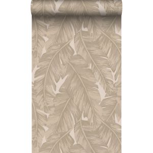 Origin papel pintado hojas de palmera beige 50 x 900 cm