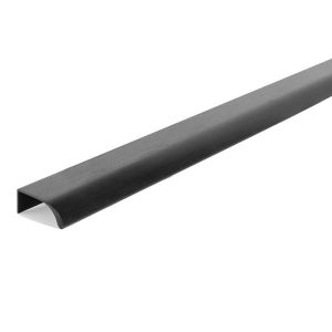 Tirador aluminio ona acabado negro cepillad dist. 544mm.