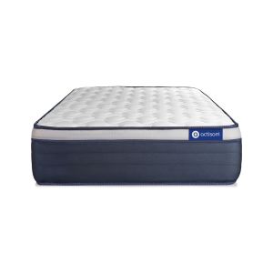 Colchón blanco con espuma viscoelástica 70 x 190