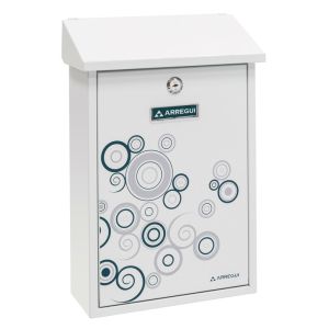 Arregui premium e5606 buzón exterior de acero, antilluvia, fácil instalar