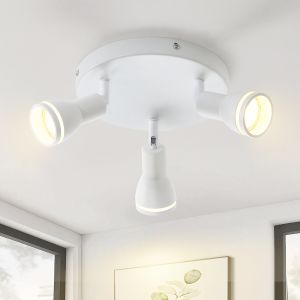 Nettlife lámpara de techo blanca gu10 20x20