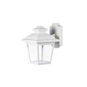 Maca outdoor wall light 1xe27 polycarbonate white