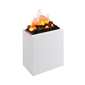 Chimenea eléctrica balderia ikarus -de pie, vapor - blanco