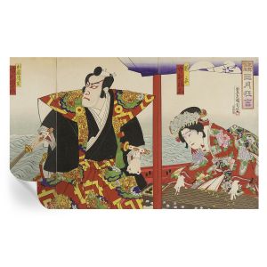 Murales autoadhesivos teatro japonés 416x254 tulup