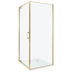Cabina de ducha darli 80 x 80 x 185 cm dorado