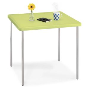Mesa exterior brownstown, mesa fija, plástica verde 75x75x72h cm