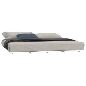vidaXL estructura de cama madera maciza de pino blanco 180x200 cm