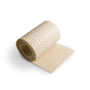 Rollo de ratán trenzado (beige) 19x255 cm