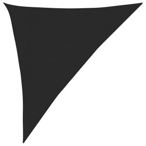 Toldo de vela negro hdpe 160 g/m² 3x4x5 m