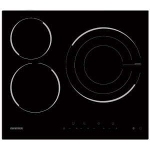 Placa vitroceramica infiniton vitro-a3i, 3 zonas,  tactil frontal, negro