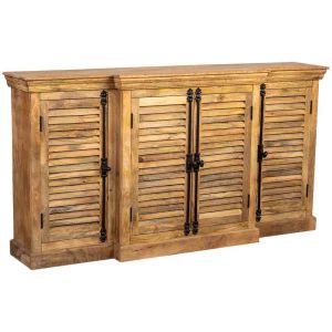Aparador de madera natural 180x40x95