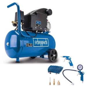 Compresor 24 litros scheppach hc24-8s-a 750 w