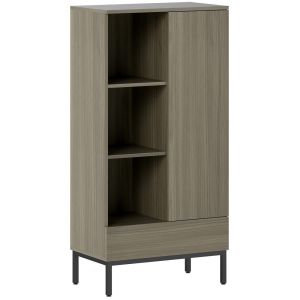 Aparador 60x34x121 cm color marrón Homcom, hogar - muebles de comedor