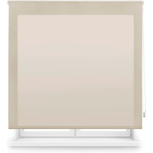 Estor enrollable translúcido a medida 160x175  marfil
