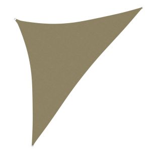 vidaXL toldo de vela triangular tela oxford beige 3x3x4,24 m