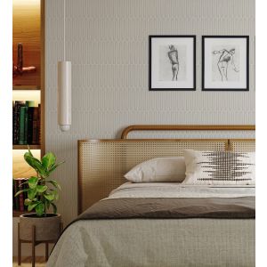 Papel pintado gaulan   étnico diseño geométrico africano gris 5.23m²