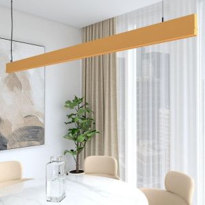 Lámpara lineal techo colgante amarillo 0,5 metros  2700k luz cálida