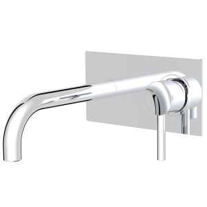 Mezclador empotrado de lavabo encarond cromado