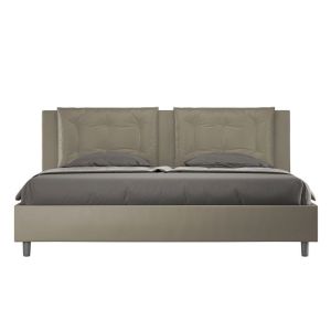 Cama tapizada 180x210 cm - cappuccino - pu